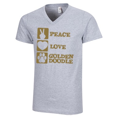 Peace Love Goldendoodle - Men's V-Neck