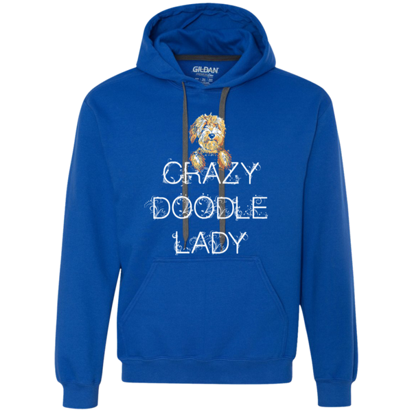 Crazy Doodle Lady - Gildan Heavyweight Fleece Sweatshirt