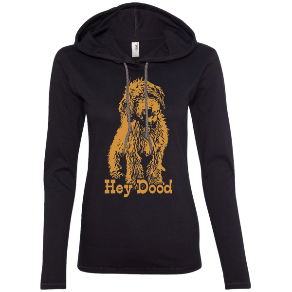 Hey Dood Ladies' LS T-Shirt Hoodie