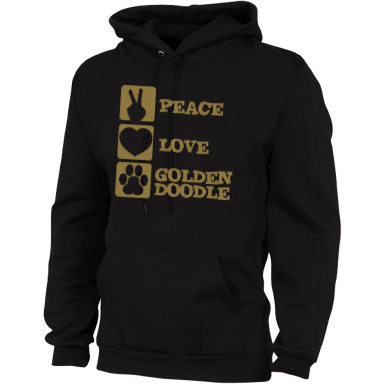 Peace Love Goldendoodle - Gildan Hoodie