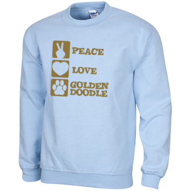 Peace Love Goldendoodle - Gildan Sweatshirt