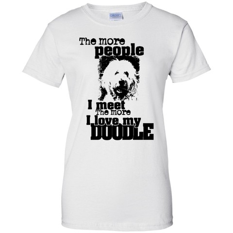 I Love My Doodle - Gildan Ladies T-Shirt