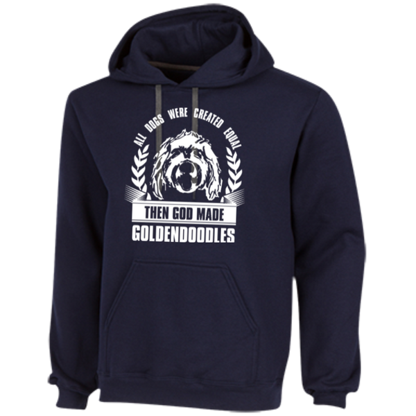 Then God Made Goldendoodles - Gildan Heavyweight Pullover Fleece