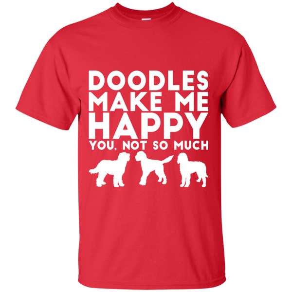 Doodles Make Me Happy - Gildan T-Shirt
