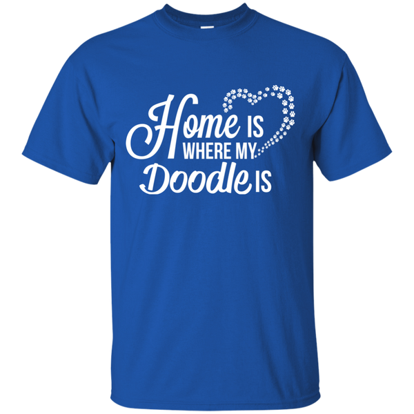 Home Is Where My Doodle Is - Gildan T-Shirt
