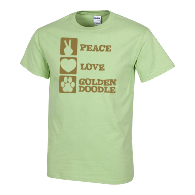 Peace Love Goldendoodle - Gildan T-Shirt