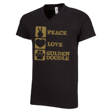 Peace Love Goldendoodle - Men's V-Neck