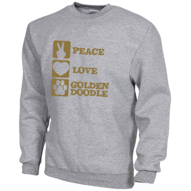Peace Love Goldendoodle - Gildan Sweatshirt
