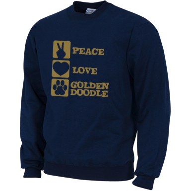 Peace Love Goldendoodle - Gildan Sweatshirt