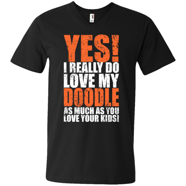 Really Love My Doodle - Men's V-Neck