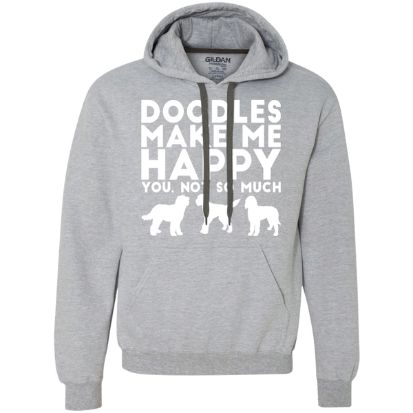 Doodles Make Me Happy - Gildan Heavyweight Fleece Sweatshirt