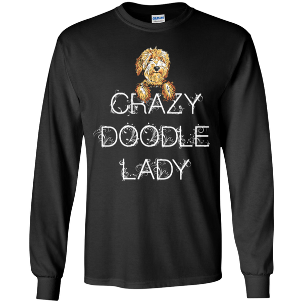 Crazy Doodle Lady - Gildan Long Sleeve T-Shirt