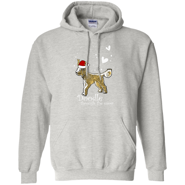 Doodle Through The Snow - Gildan Pullover Hoodie