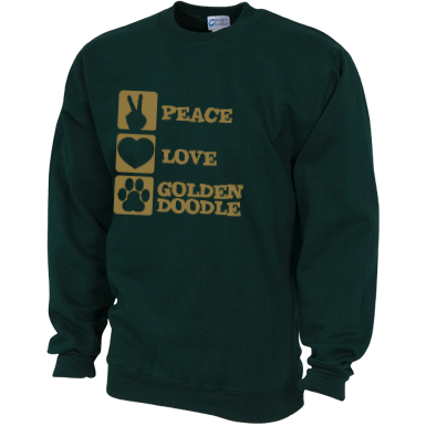Peace Love Goldendoodle - Gildan Sweatshirt
