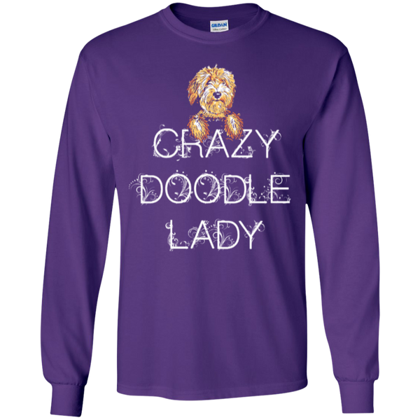 Crazy Doodle Lady - Gildan Long Sleeve T-Shirt