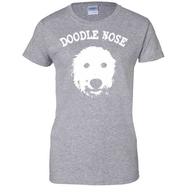 Doodle Nose - Gildan Ladies T-Shirt