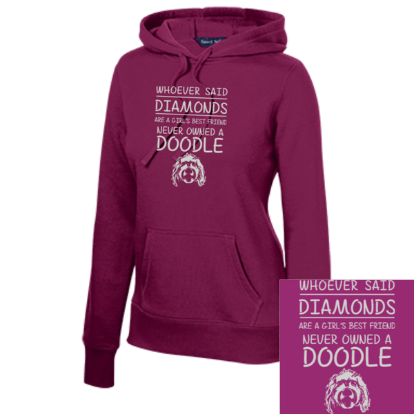 Doodle Best Friend - Ladies Pullover Hooded Sweatshirt