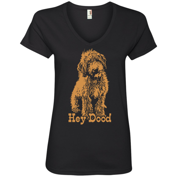 Hey Dood - Ladies V-Neck