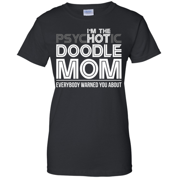 Hot Doodle Mom - Gildan Ladies T-Shirt