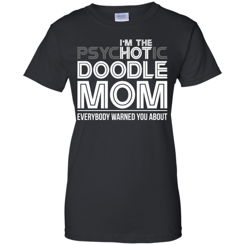 Hot Doodle Mom - Gildan Ladies T-Shirt