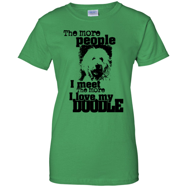 I Love My Doodle - Gildan Ladies T-Shirt