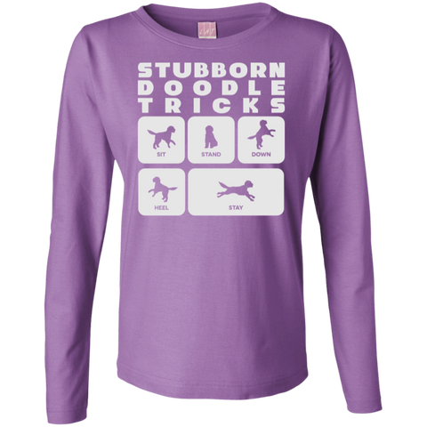 Doodle Tricks - Ladies Long Sleeve TShirt