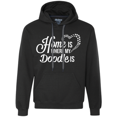 Home Is Where My Doodle Is - Gildan Heavyweight Fleece Sweatshirt