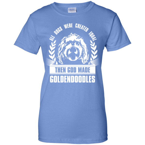 Then God Made Goldendoodles - Gildan Ladies T-Shirt
