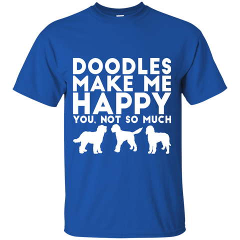 Doodles Make Me Happy - Gildan T-Shirt