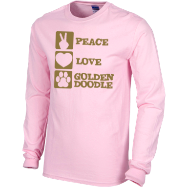 Peace Love Goldendoodle - Gildan Long Sleeve
