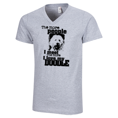 I Love My Doodle - Men's V-Neck