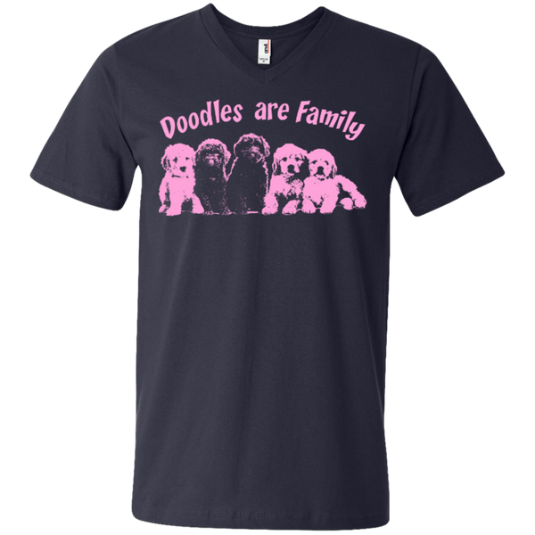 Doodles Are Family - Men's V-Neck