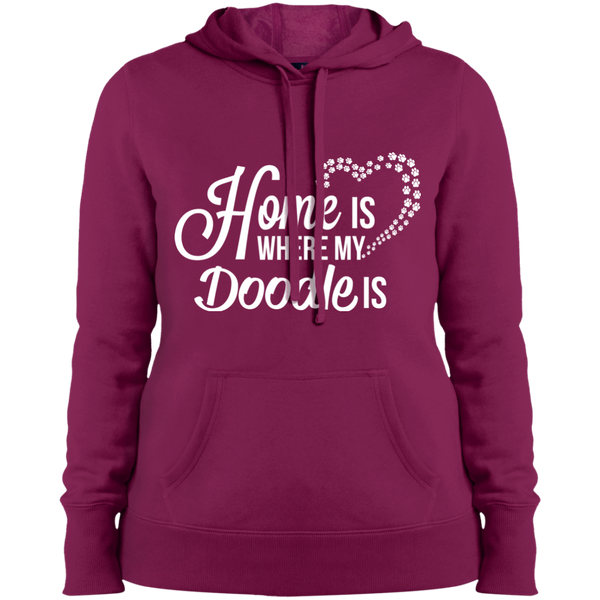 Home Is Where My Doodle Is - Ladies' Hooded Sweatshirt
