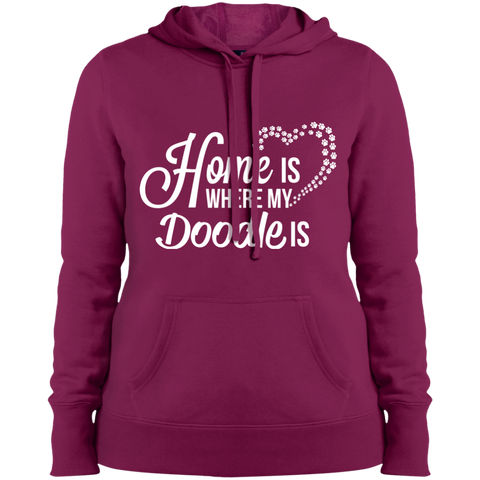 Home Is Where My Doodle Is - Ladies' Hooded Sweatshirt