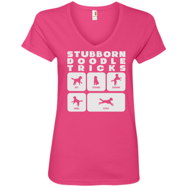 Doodle Tricks - Ladies V-Neck