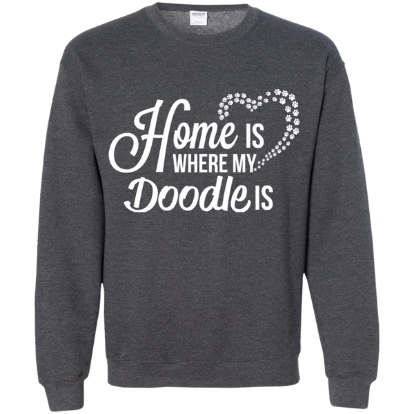 Home Is Where My Doodle Is - Gildan Sweatshirt