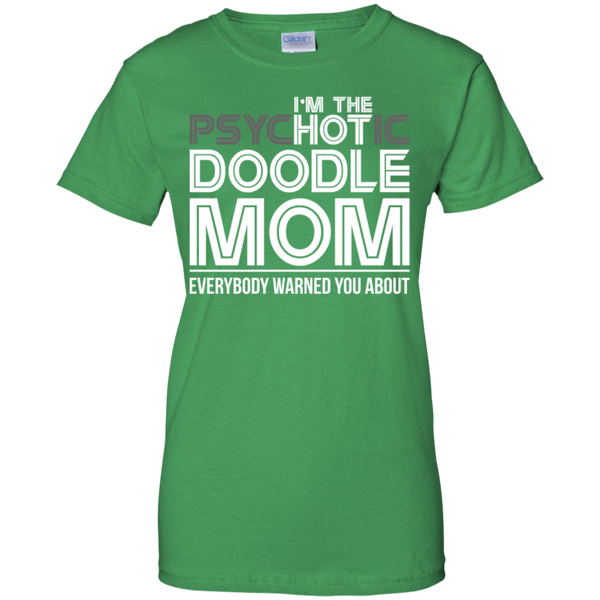 Hot Doodle Mom - Gildan Ladies T-Shirt