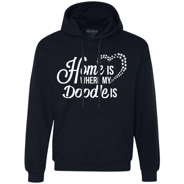Home Is Where My Doodle Is - Gildan Heavyweight Fleece Sweatshirt