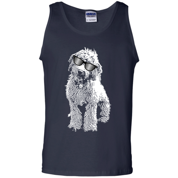 Doodle With Glasses - Gildan Tank Top