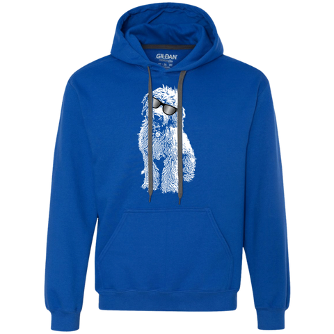 Doodle With Glasses - Heavyweight Pullover Fleece