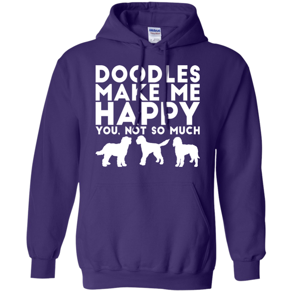 Doodles Make Me Happy - Gildan Hoodie