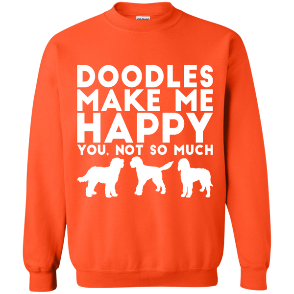 Doodles Make Me Happy - Gildan Sweatshirt