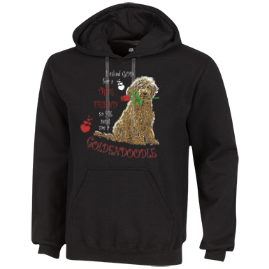 God Sent Me A Goldendoodle - Gildan Heavyweight Pullover Fleece