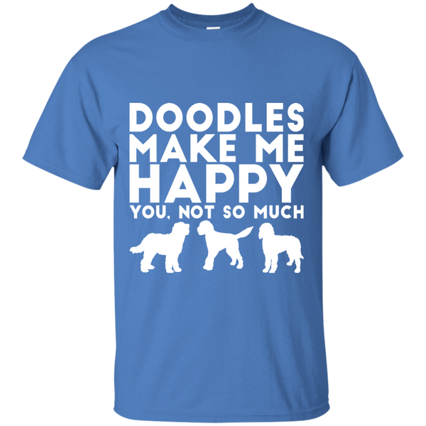 Doodles Make Me Happy - Gildan T-Shirt