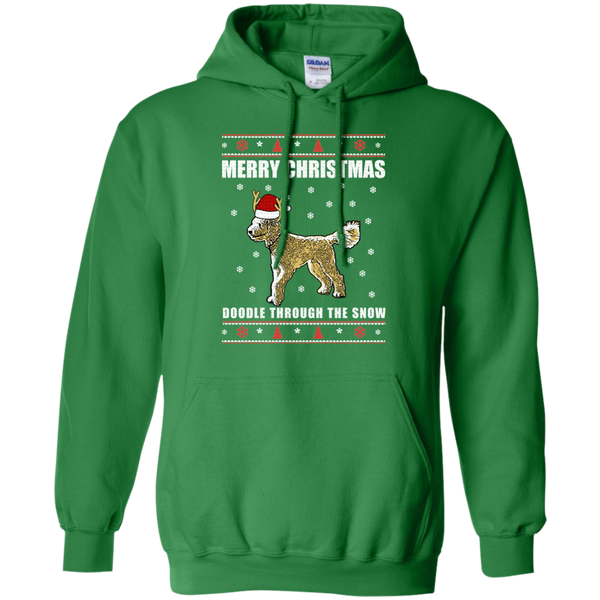 Doodle Through The Snow (Christmas Sweater) - Gildan Hoodie
