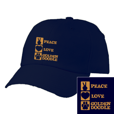 Peace Love Goldendoodle - Twill Cap