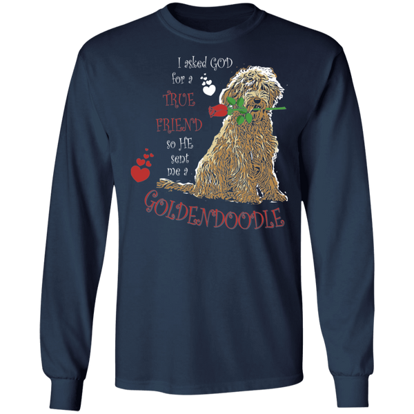 God Sent Me a Goldendoodle - Gildan Long Sleeve