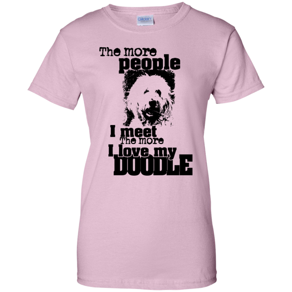 I Love My Doodle - Gildan Ladies T-Shirt