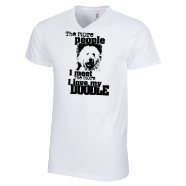 I Love My Doodle - Men's V-Neck