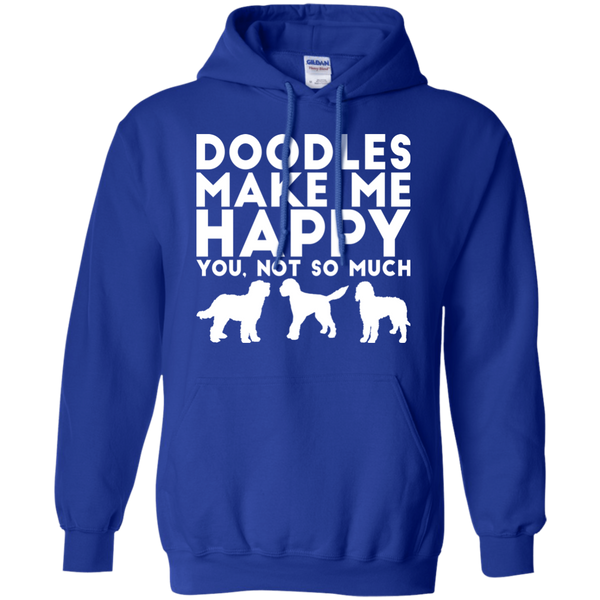 Doodles Make Me Happy - Gildan Hoodie
